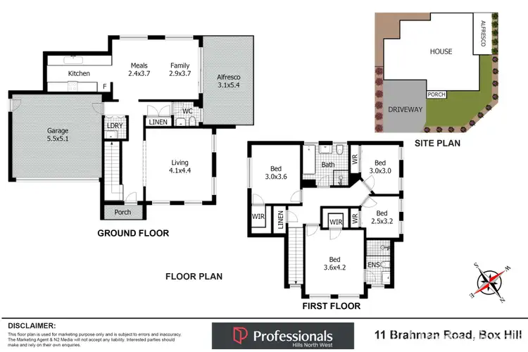 Floorplan of Homely house listing, 11 Brahman Road, Box Hill NSW 2765