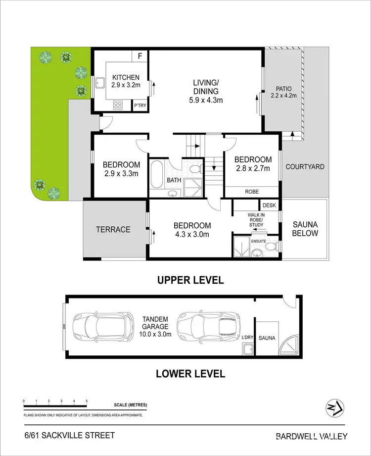 Floorplan of Homely townhouse listing, 6/61 Sackville Street, Bardwell Valley NSW 2207