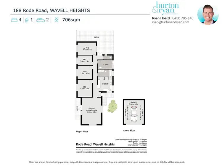 Floorplan of Homely house listing, 188 Rode Road, Wavell Heights QLD 4012