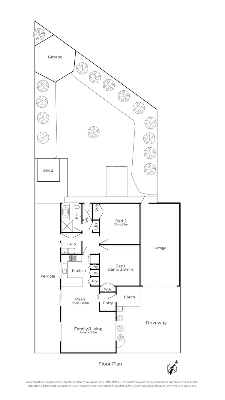 Floorplan of Homely unit listing, 3/105-107 McFees Road, Dandenong North VIC 3175