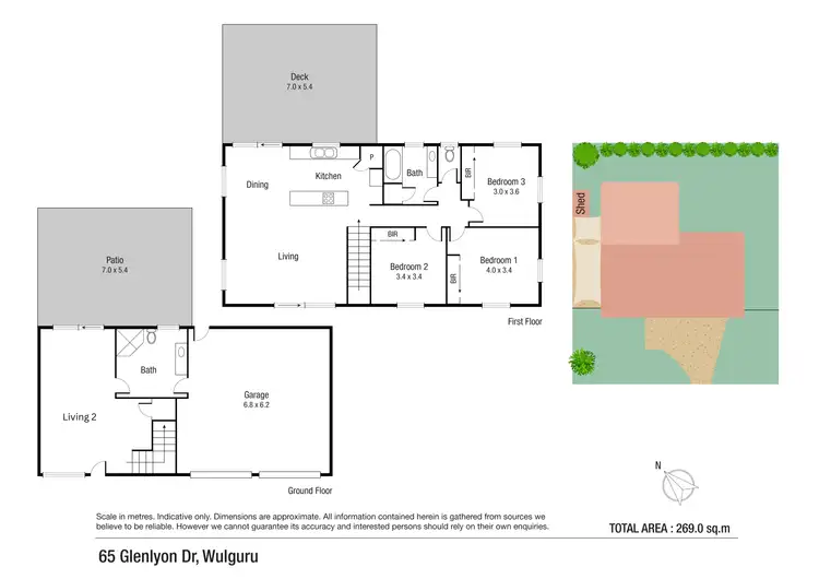 Floorplan of Homely house listing, 65 Glenlyon Drive, Wulguru QLD 4811