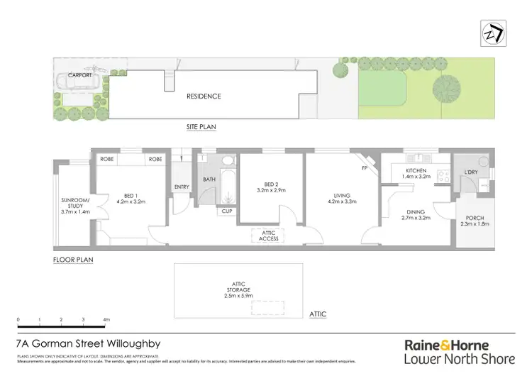 Floorplan of Homely house listing, 7A Gorman Street, Willoughby NSW 2068