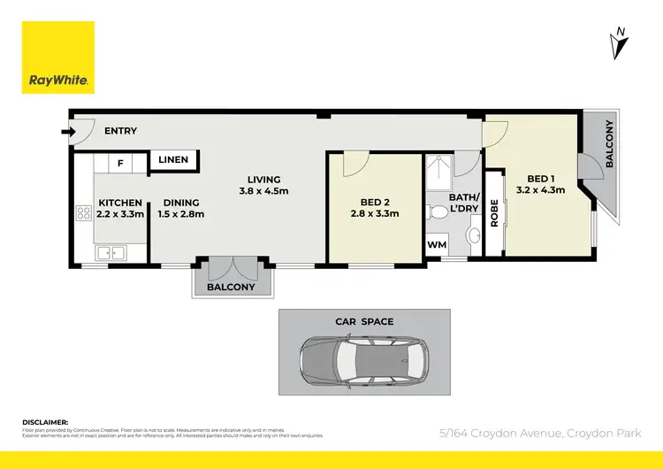 Floorplan of Homely apartment listing, 5/164 Croydon Avenue, Croydon Park NSW 2133