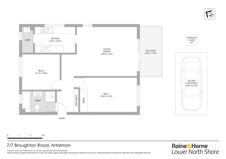 Floorplan of Homely apartment listing, 7/7 Broughton Road, Artarmon NSW 2064