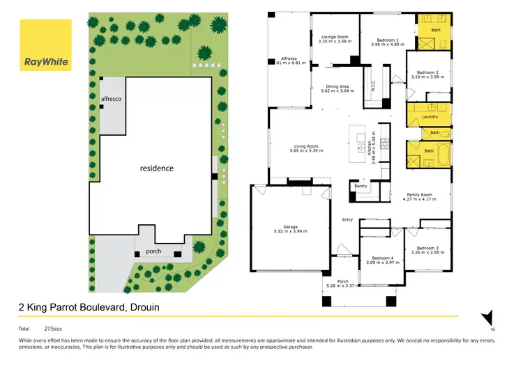 Floorplan of Homely house listing, 2 King Parrot Boulevard, Drouin VIC 3818