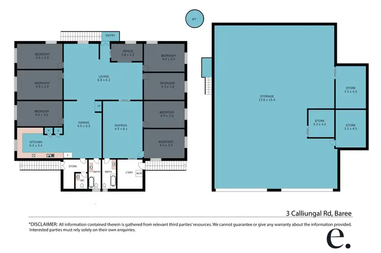 Floorplan of Homely rural property listing, 3 Calliungal Road, Baree QLD 4714