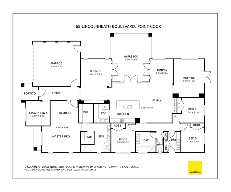 Floorplan of Homely house listing, 68 Lincolnheath Boulevard, Point Cook VIC 3030
