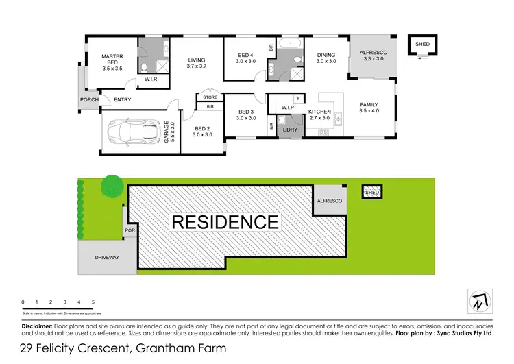 Floorplan of Homely house listing, 29 Felicity Crescent, Grantham Farm NSW 2765