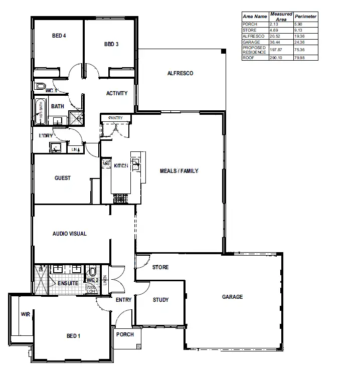 Floorplan of Homely house listing, 86 Tourmaline Boulevard, Byford WA 6122