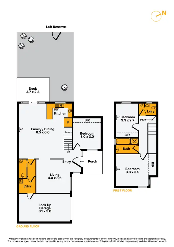 Floorplan of Homely townhouse listing, 4/11 Maddox Road, Newport VIC 3015