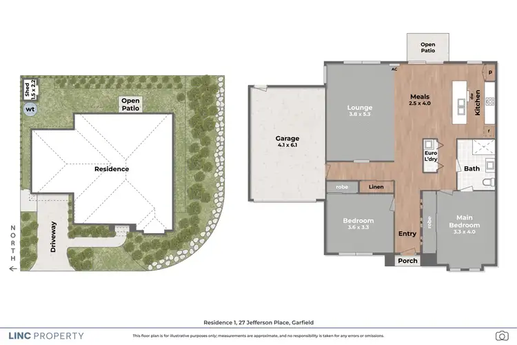 Floorplan of Homely unit listing, 1/27 Jefferson Road, Garfield VIC 3814