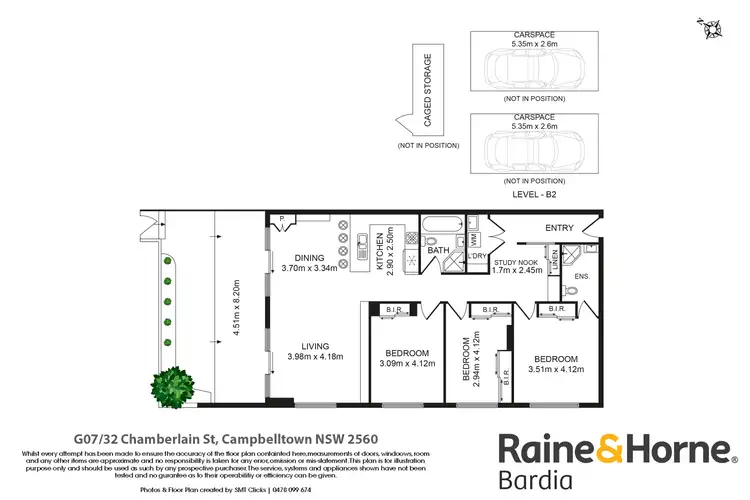 Floorplan of Homely apartment listing, 7/30-34 Chamberlain Street, Campbelltown NSW 2560