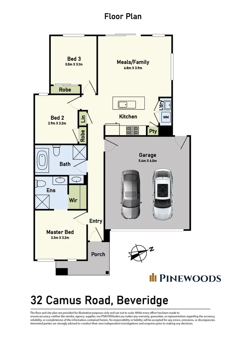 Floorplan of Homely house listing, 32 camus road, Beveridge VIC 3753