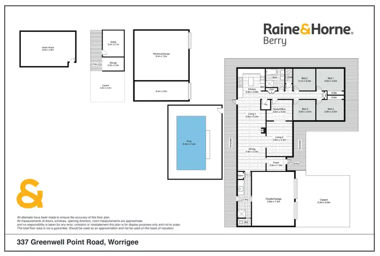 Floorplan of Homely house listing, 337 Greenwell Point Road, Worrigee NSW 2540