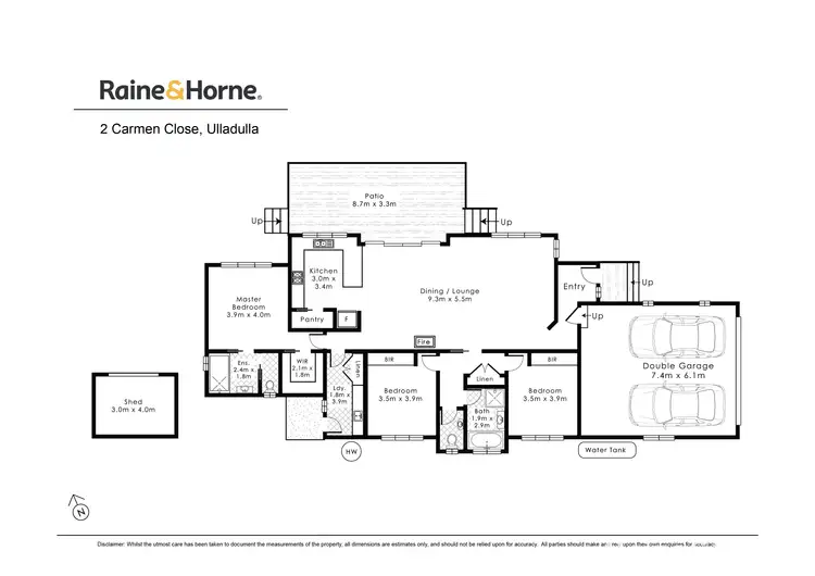 Floorplan of Homely house listing, 2 Carmen Close, Ulladulla NSW 2539