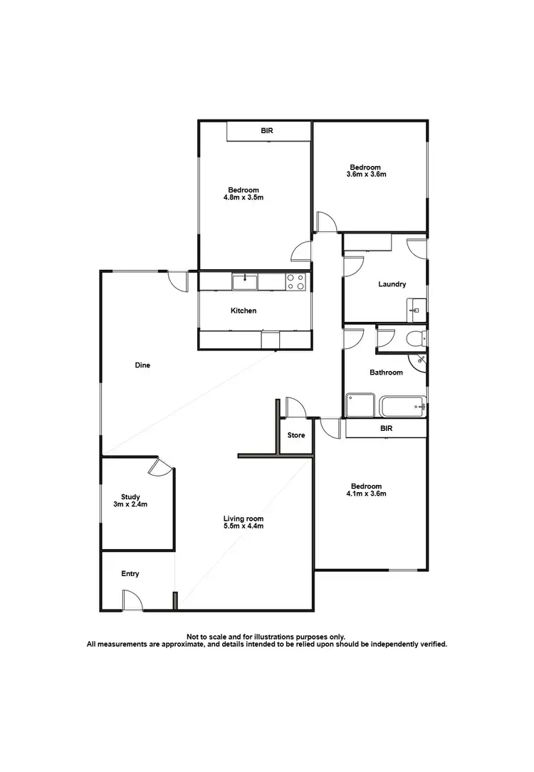 Floorplan of Homely house listing, 16 Clarke Street, Port Augusta SA 5700