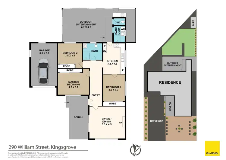 Floorplan of Homely house listing, 290 William Street, Kingsgrove NSW 2208