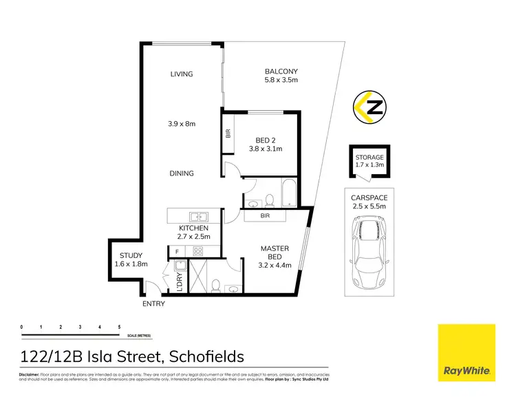 Floorplan of Homely apartment listing, 122/12B Isla Street, Schofields NSW 2762