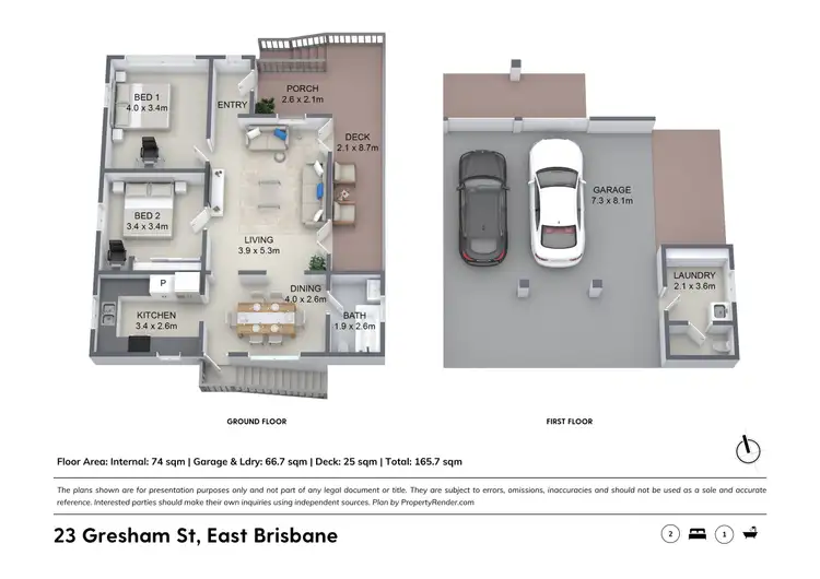 Floorplan of Homely house listing, 23 Gresham Street, East Brisbane QLD 4169