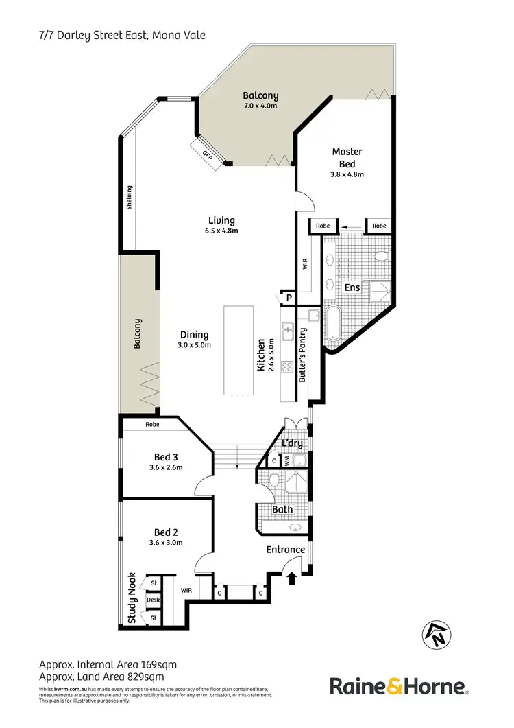 Floorplan of Homely unit listing, 7/7 Darley Street East, Mona Vale NSW 2103