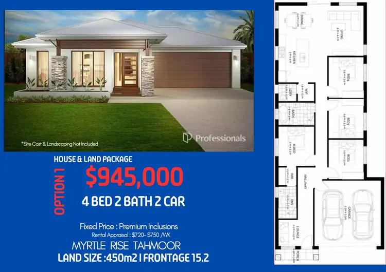 Floorplan of Homely house listing, LOT 24 Crispe Street, Tahmoor NSW 2573