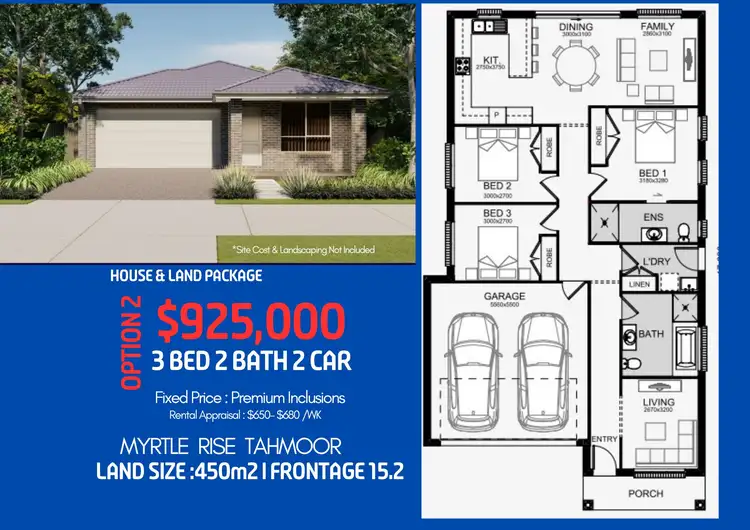 Floorplan of Homely house listing, LOT 24 Crispe Street, Tahmoor NSW 2573