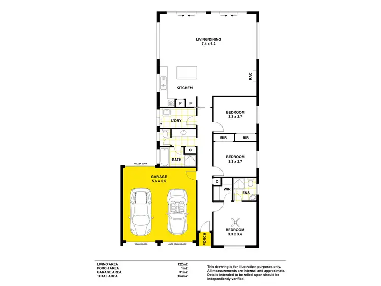 Floorplan of Homely house listing, 19 Emerald Boulevard, Aldinga Beach SA 5173