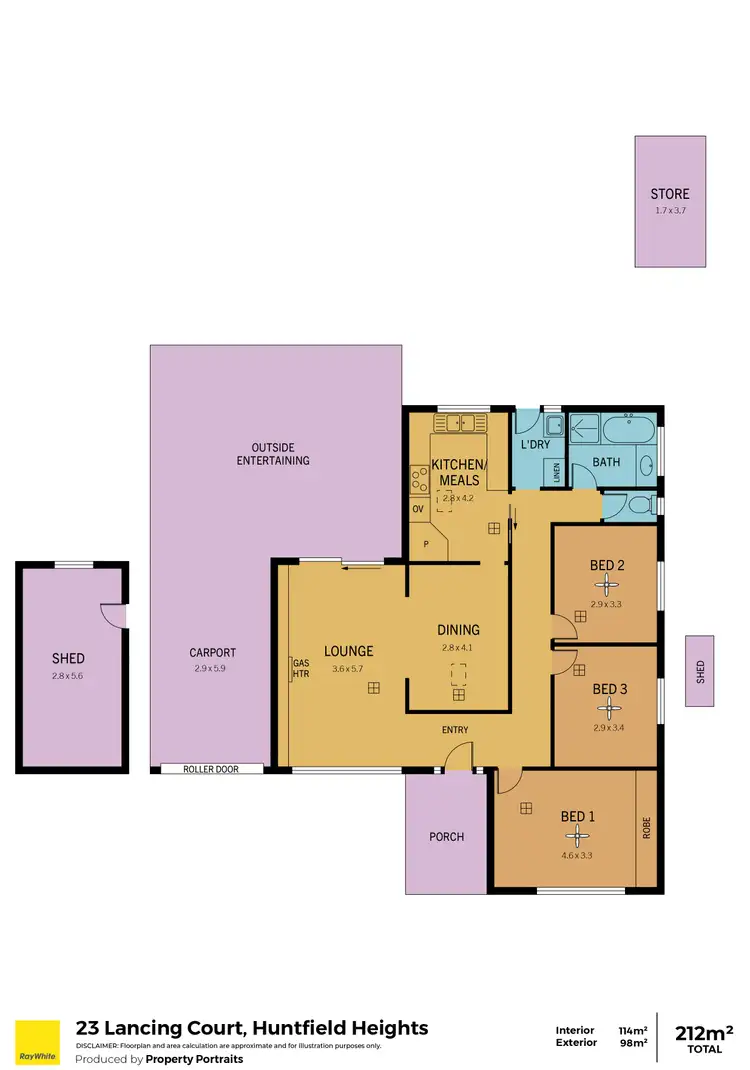 Floorplan of Homely house listing, 23 Lancing Court, Huntfield Heights SA 5163