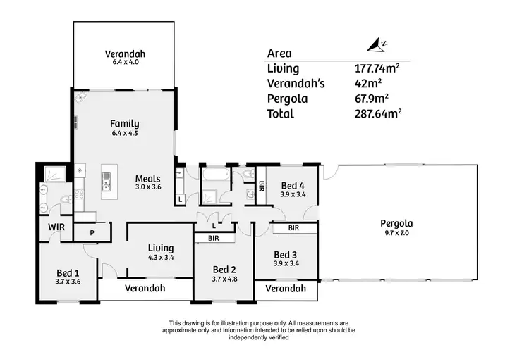 Floorplan of Homely house listing, 1119 Dry Plains Road, Finniss SA 5255