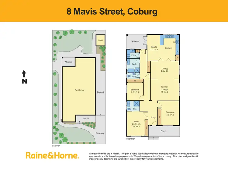 Floorplan of Homely house listing, 8 Mavis Street, Coburg VIC 3058