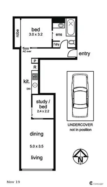 Floorplan of Homely apartment listing, 1002/166 Wellington Parade, East Melbourne VIC 3002