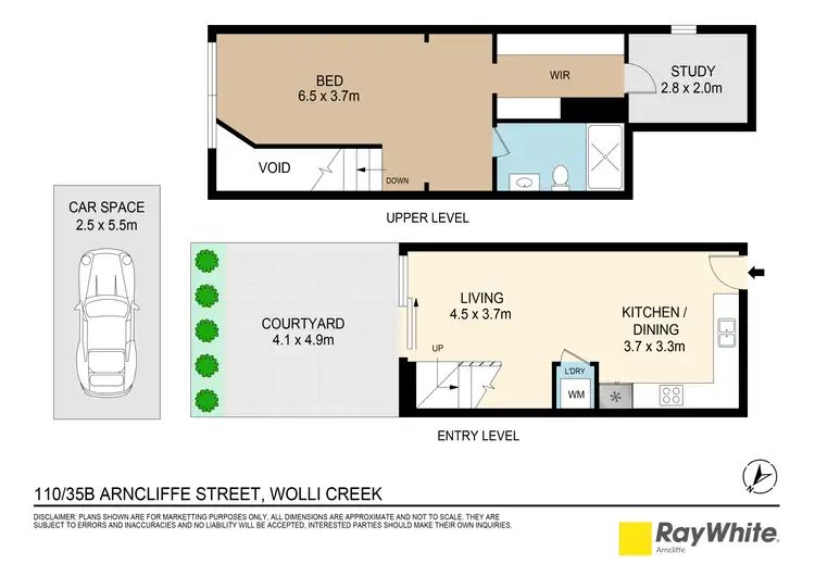 Floorplan of Homely apartment listing, 110/35B Arncliffe Street, Wolli Creek NSW 2205