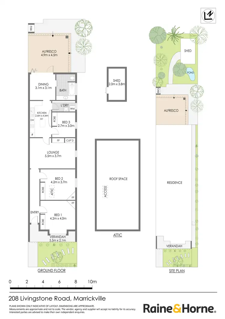 Floorplan of Homely house listing, 208 Livingstone Road, Marrickville NSW 2204