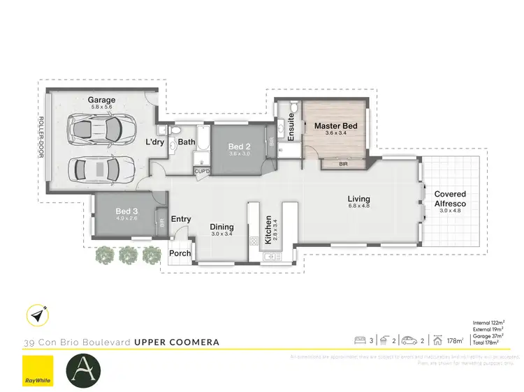 Floorplan of Homely house listing, 39 Con Brio Boulevard, Upper Coomera QLD 4209
