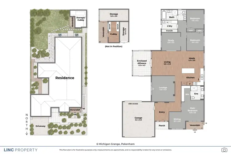 Floorplan of Homely house listing, 6 Michigan Grange, Pakenham VIC 3810