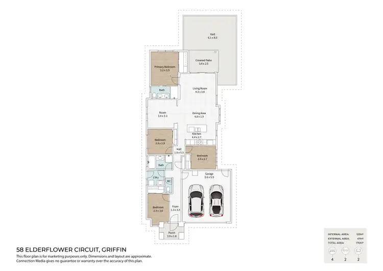 Floorplan of Homely house listing, 58 Elderflower Circuit, Griffin QLD 4503