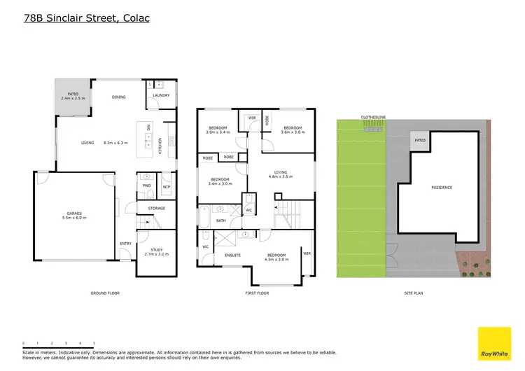 Floorplan of Homely house listing, 78B Sinclair Street, Colac VIC 3250