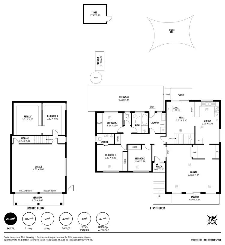 Floorplan of Homely house listing, 5 Hilltop Boulevard, Hillbank SA 5112