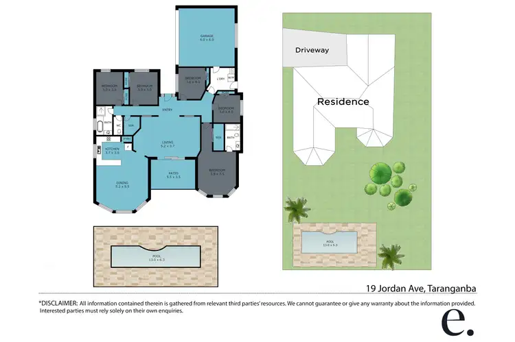 Floorplan of Homely house listing, 19 Jordan Avenue, Taranganba QLD 4703