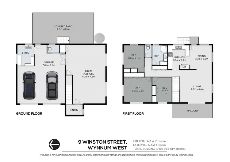 Floorplan of Homely house listing, 9 Winston Street, Wynnum West QLD 4178