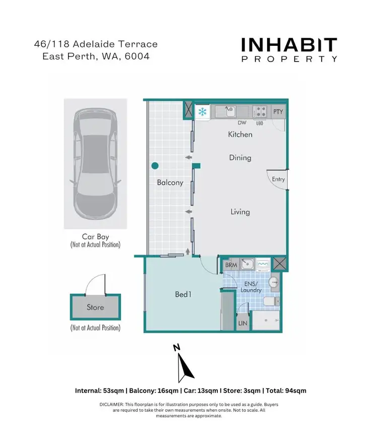 Floorplan of Homely apartment listing, Address available on request