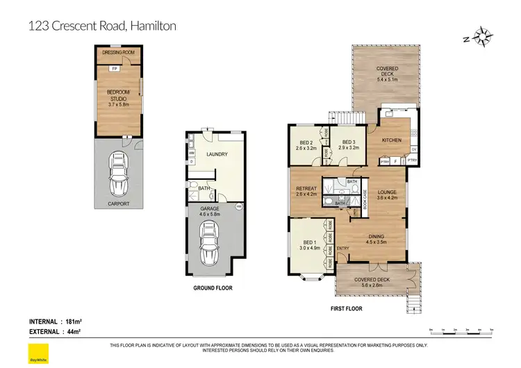 Floorplan of Homely house listing, 123 Crescent Road, Hamilton QLD 4007