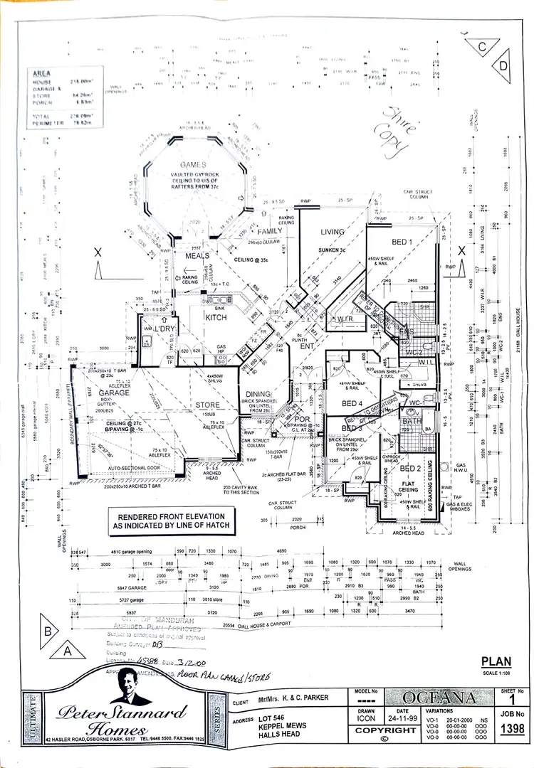 Floorplan of Homely house listing, 10 Keppel Mews, Halls Head WA 6210