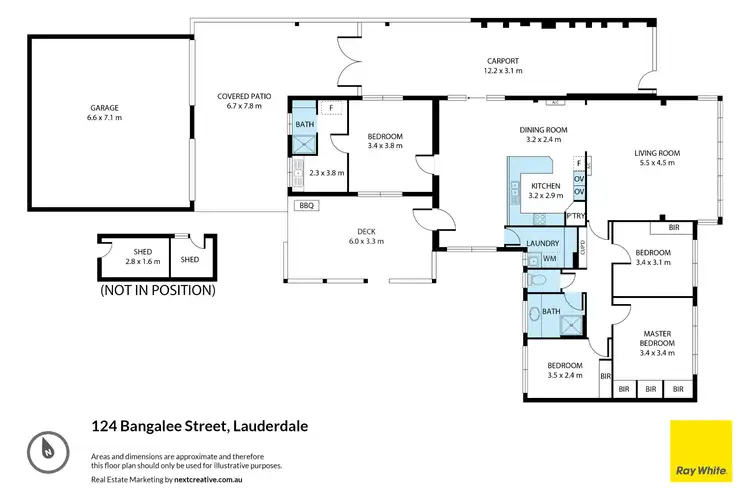 Floorplan of Homely house listing, 124 Bangalee Street, Lauderdale TAS 7021