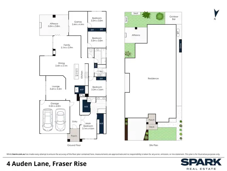 Floorplan of Homely house listing, 4 Auden Lane, Fraser Rise VIC 3336