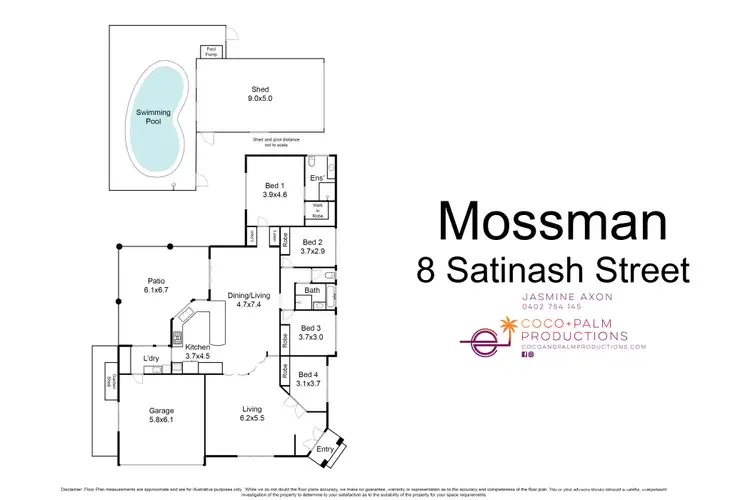 Floorplan of Homely house listing, 8 Satinash Street, Mossman QLD 4873