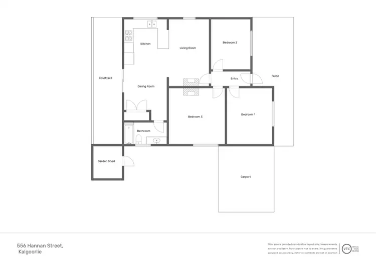 Floorplan of Homely house listing, 556 Hannan Street, Kalgoorlie WA 6430