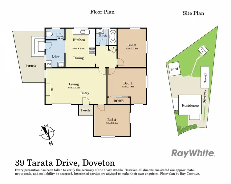 Floorplan of Homely house listing, 39 Tarata Drive, Doveton VIC 3177