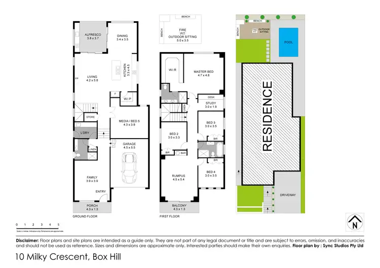 Floorplan of Homely house listing, 10 Milky Crescent, Box Hill NSW 2765