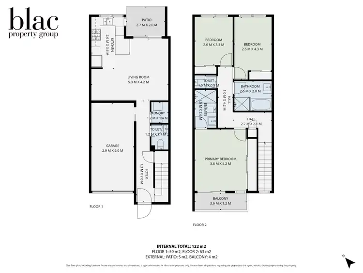 Floorplan of Homely townhouse listing, 13/5 Wyatt Crescent, Mango Hill QLD 4509